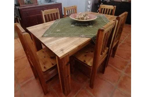 blackwood dinning tabel and chairs